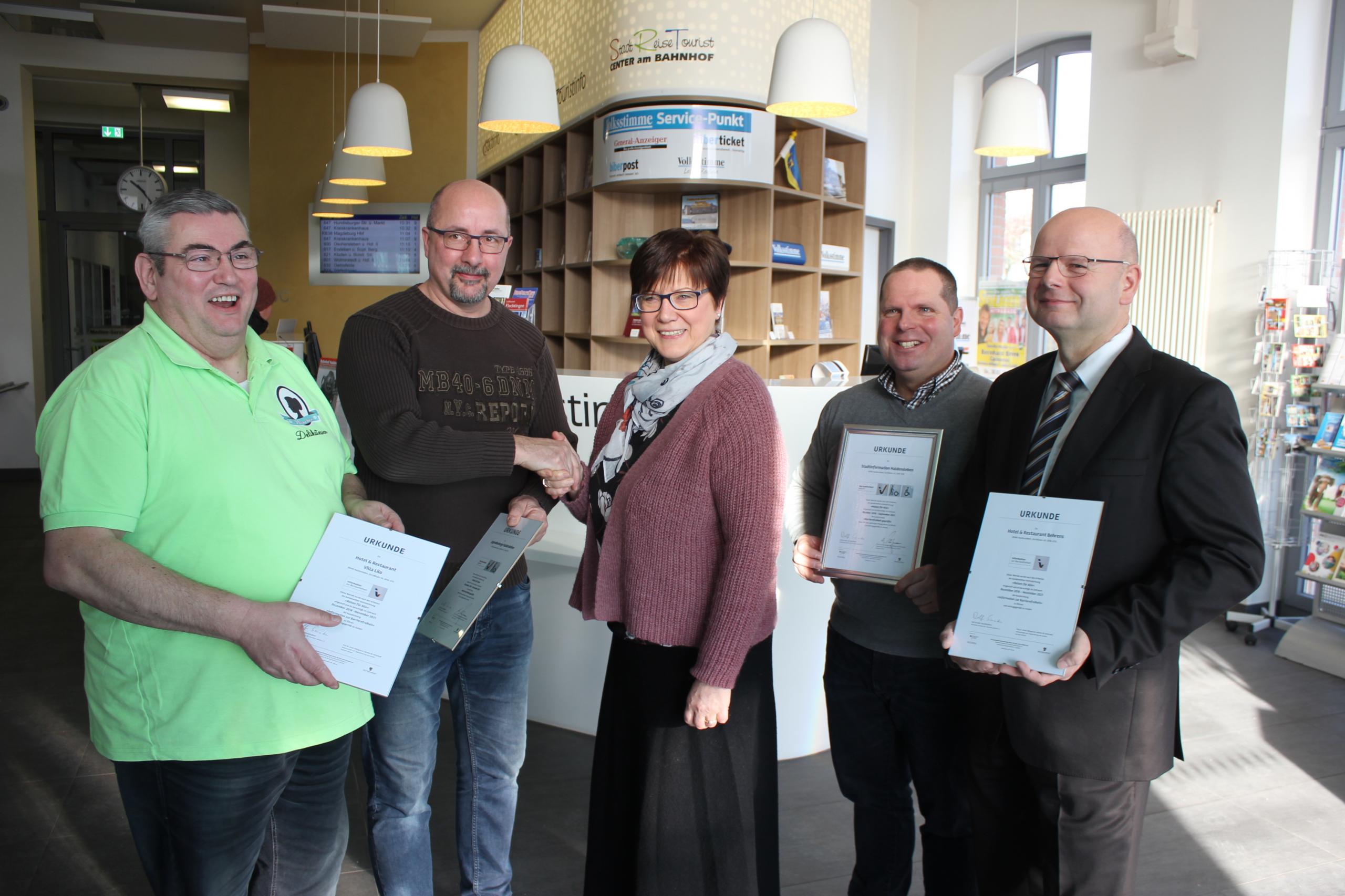 Zertifikatsübergabe