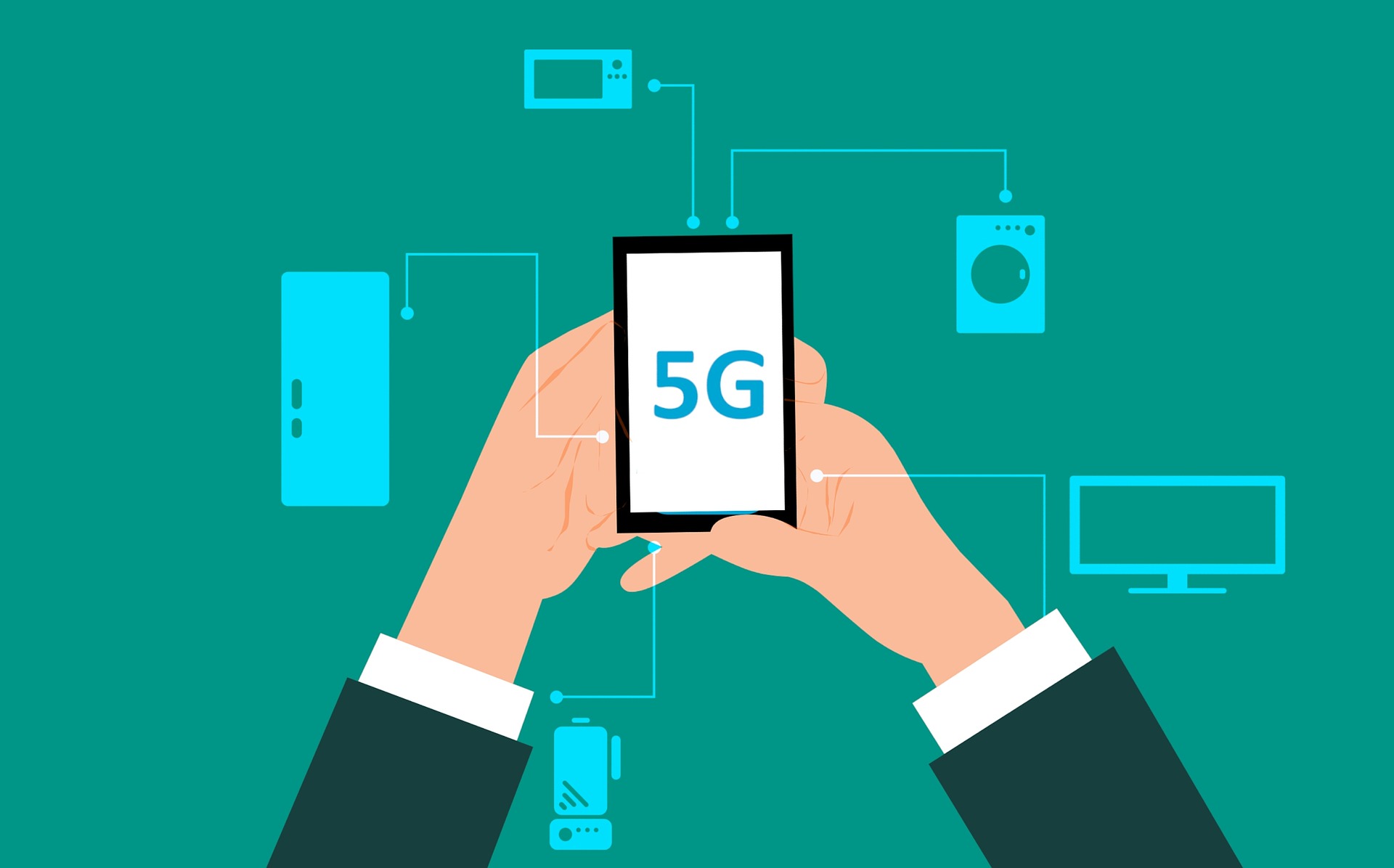 funktionsorganigramm der 5G Technologie