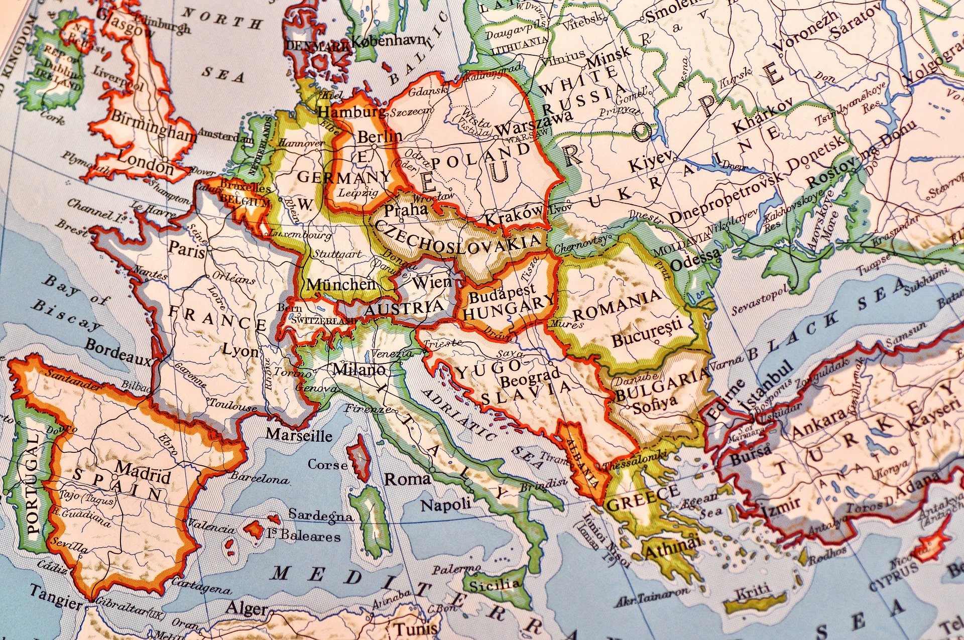 Europakarte mabelamber pixabay