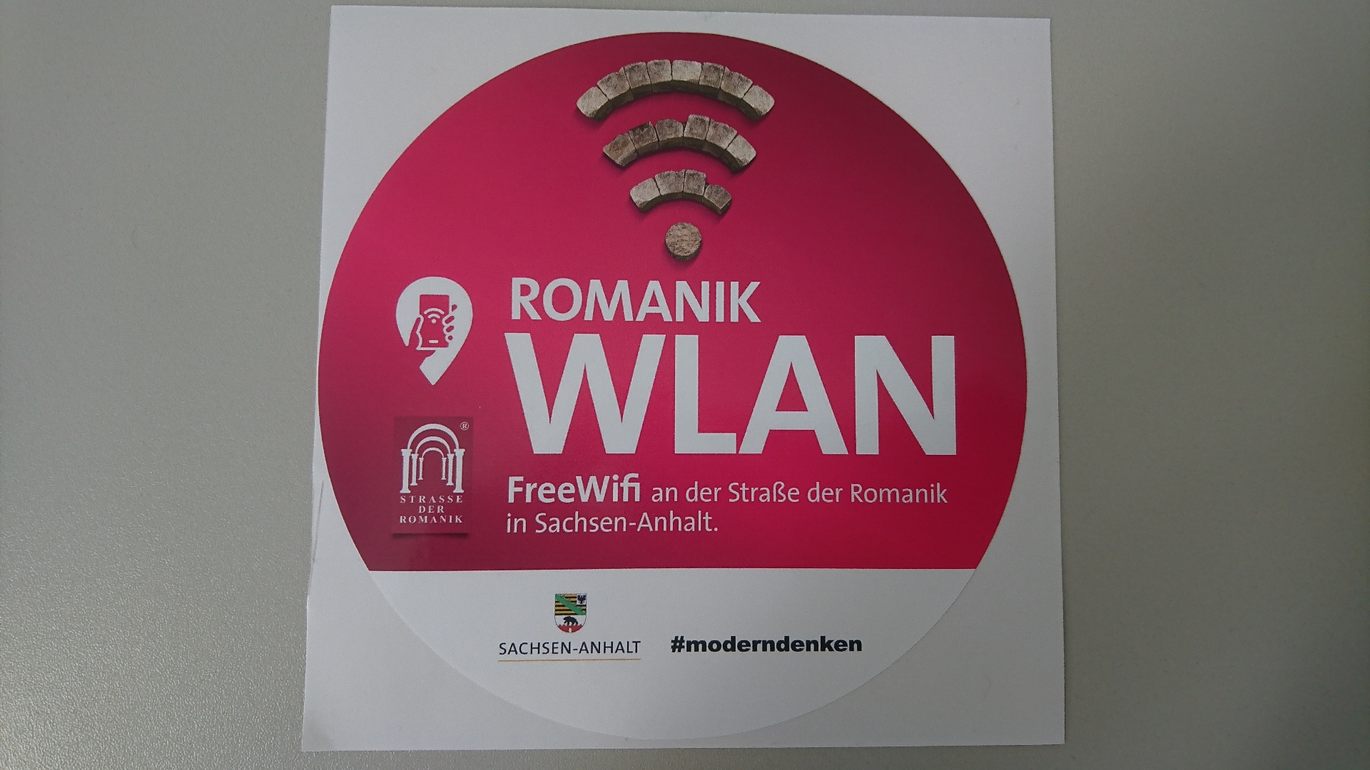 WLAN Aufleber