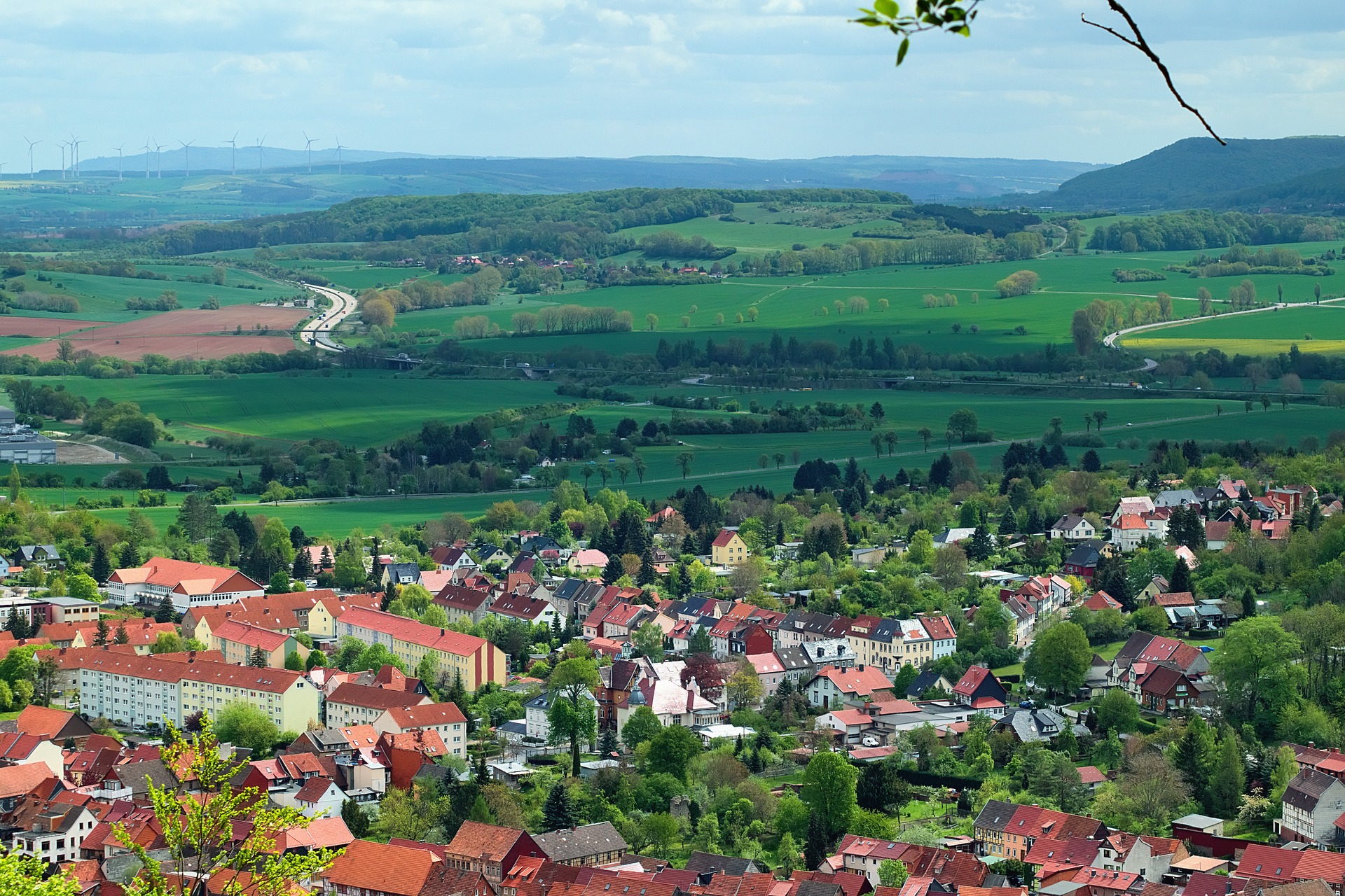 Landschaft im Südharz