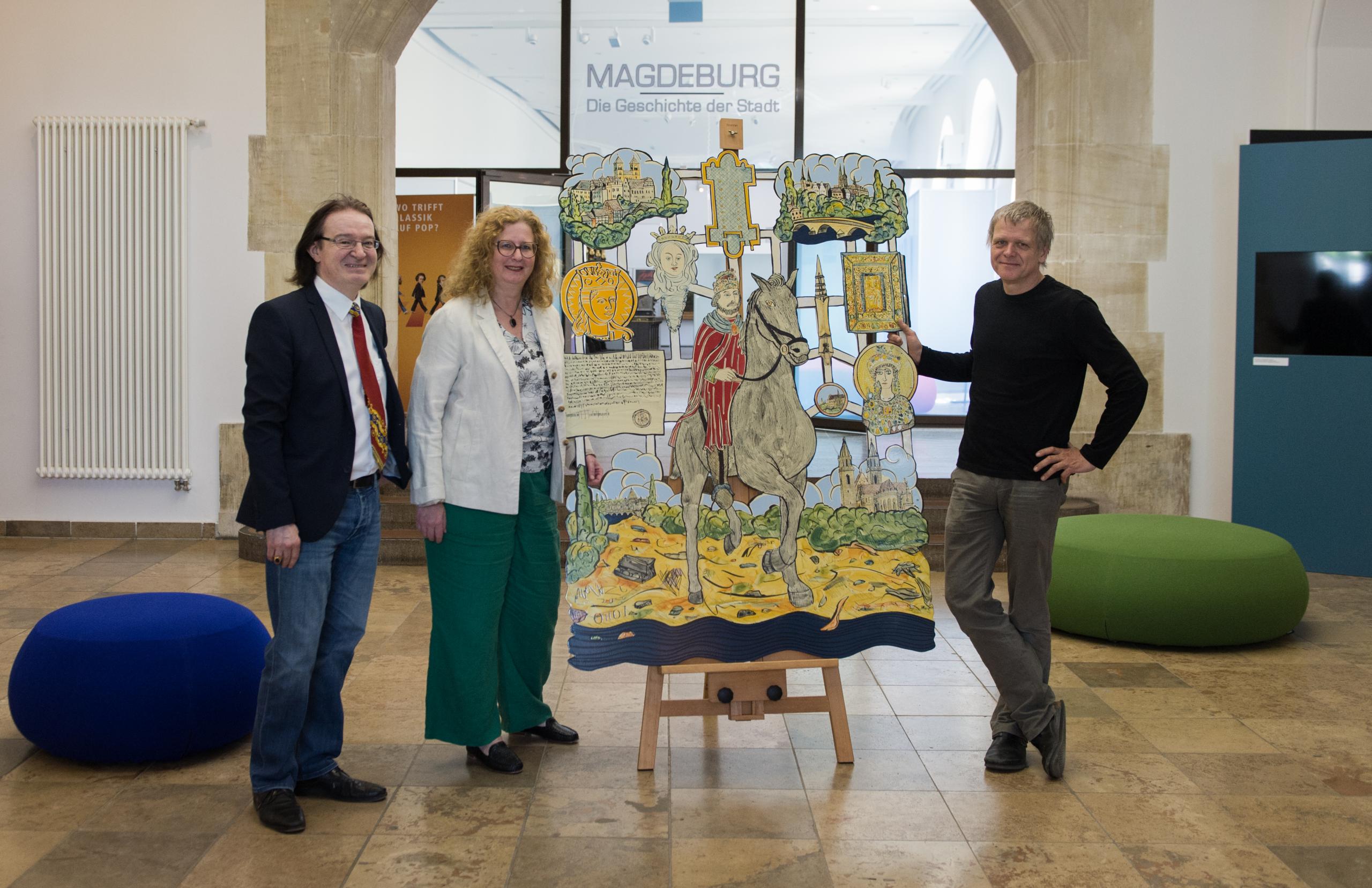 Übergabe des Kunstwerks