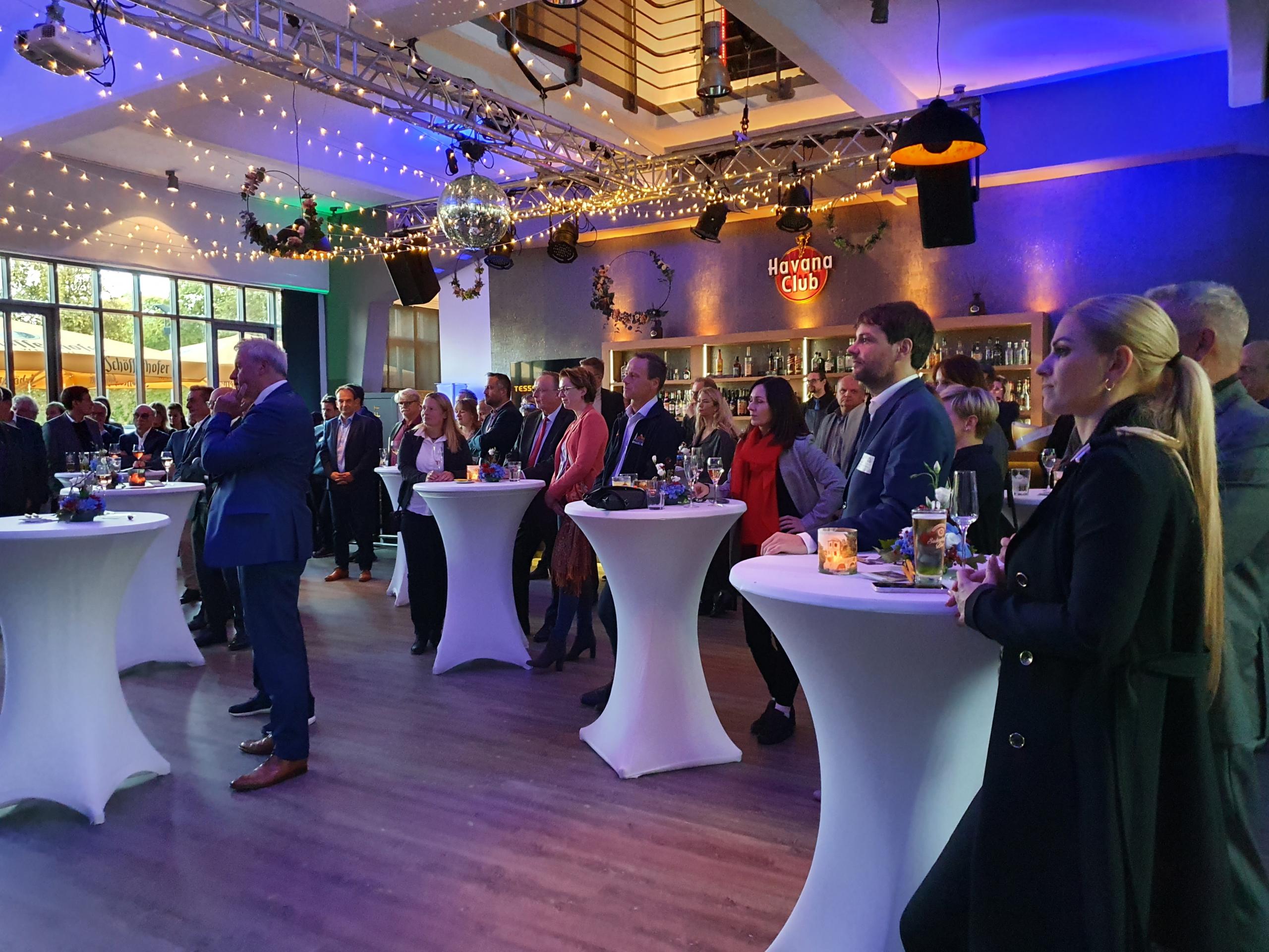 Blick in das Tessenow Loft am parlamentarischen Abend