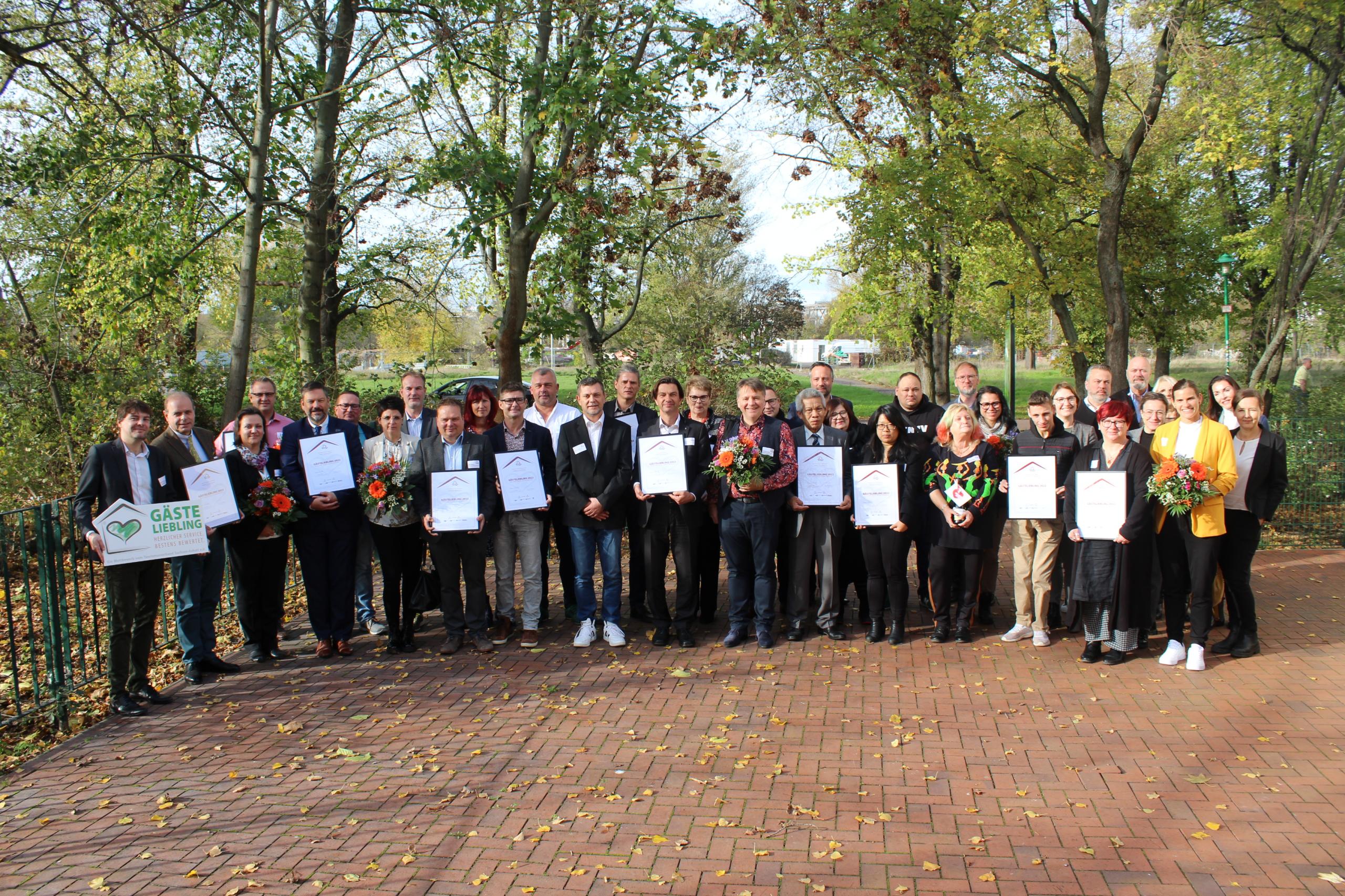 Gruppenfoto der Gästelieblinge