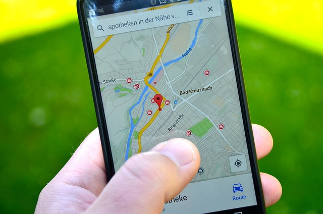 Smartphone mit Navigation