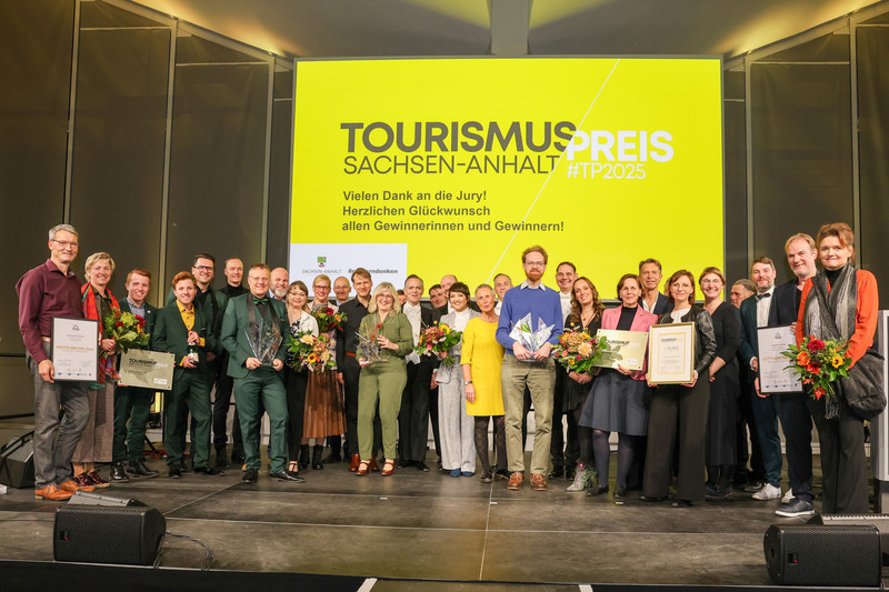 Gruppenfoto mit allen Preisträgern