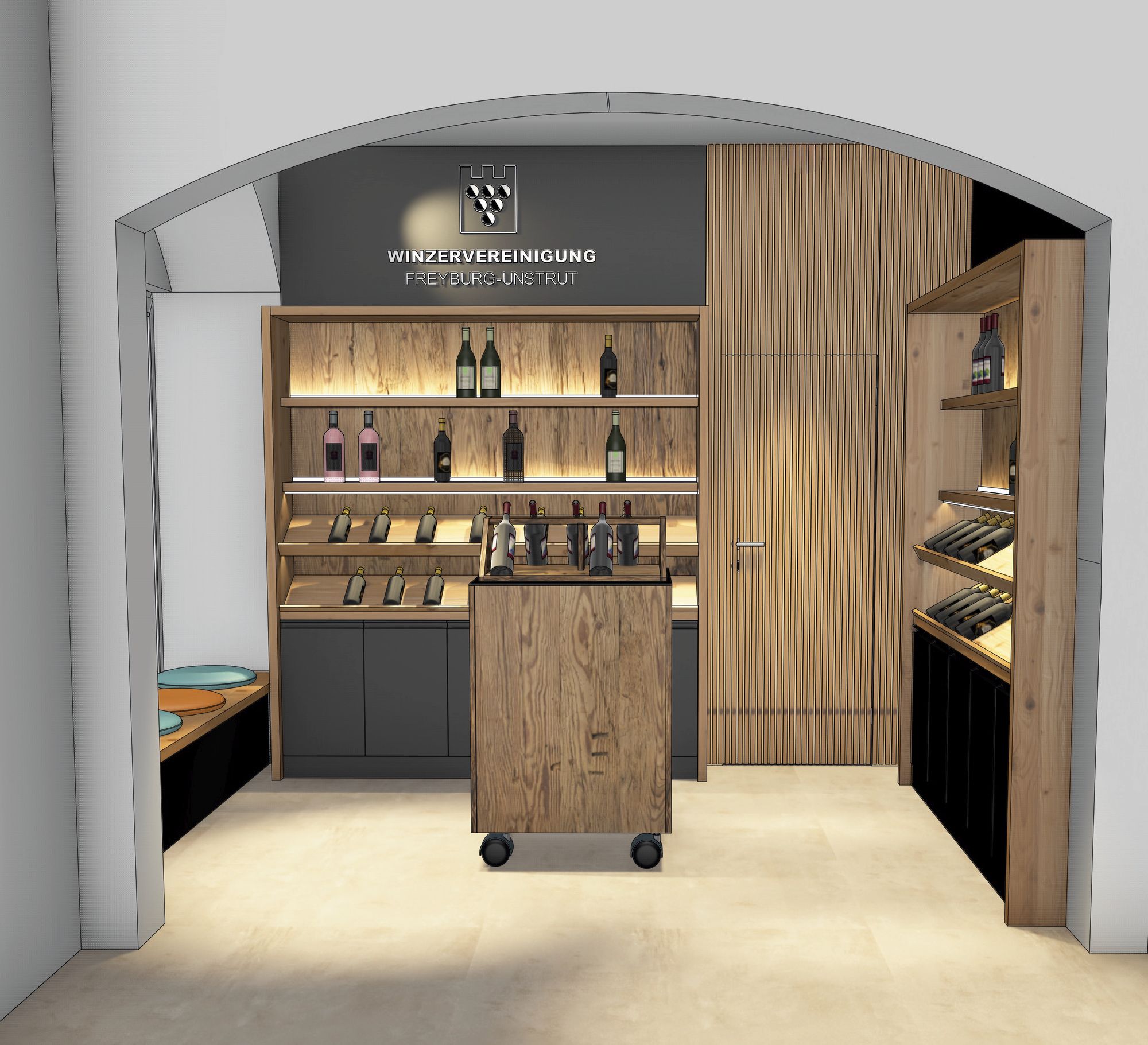 visualisierung neuer wein shop wein u mehr c inside werbung