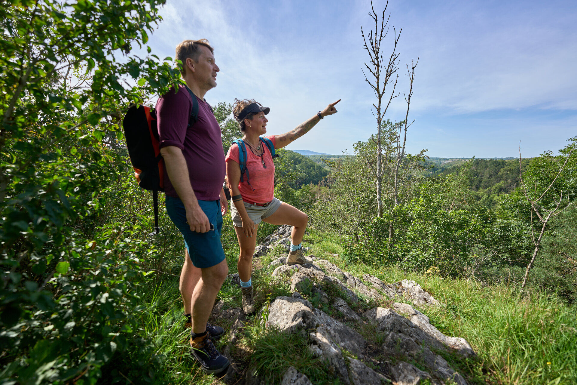 Wandern auf dem Harzer Hexen-Stieg bei Thale