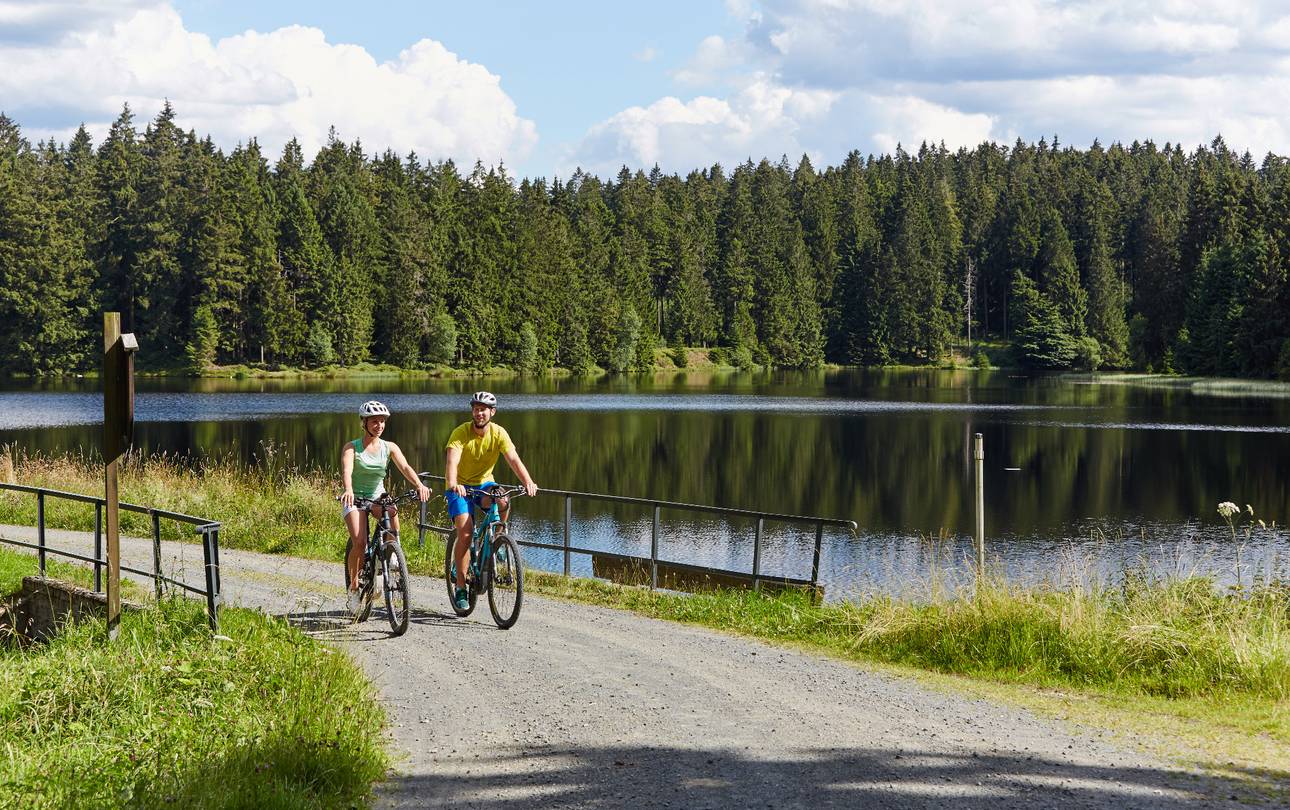 Mountainbiking in der Oberharzer Wasserwirtschaft