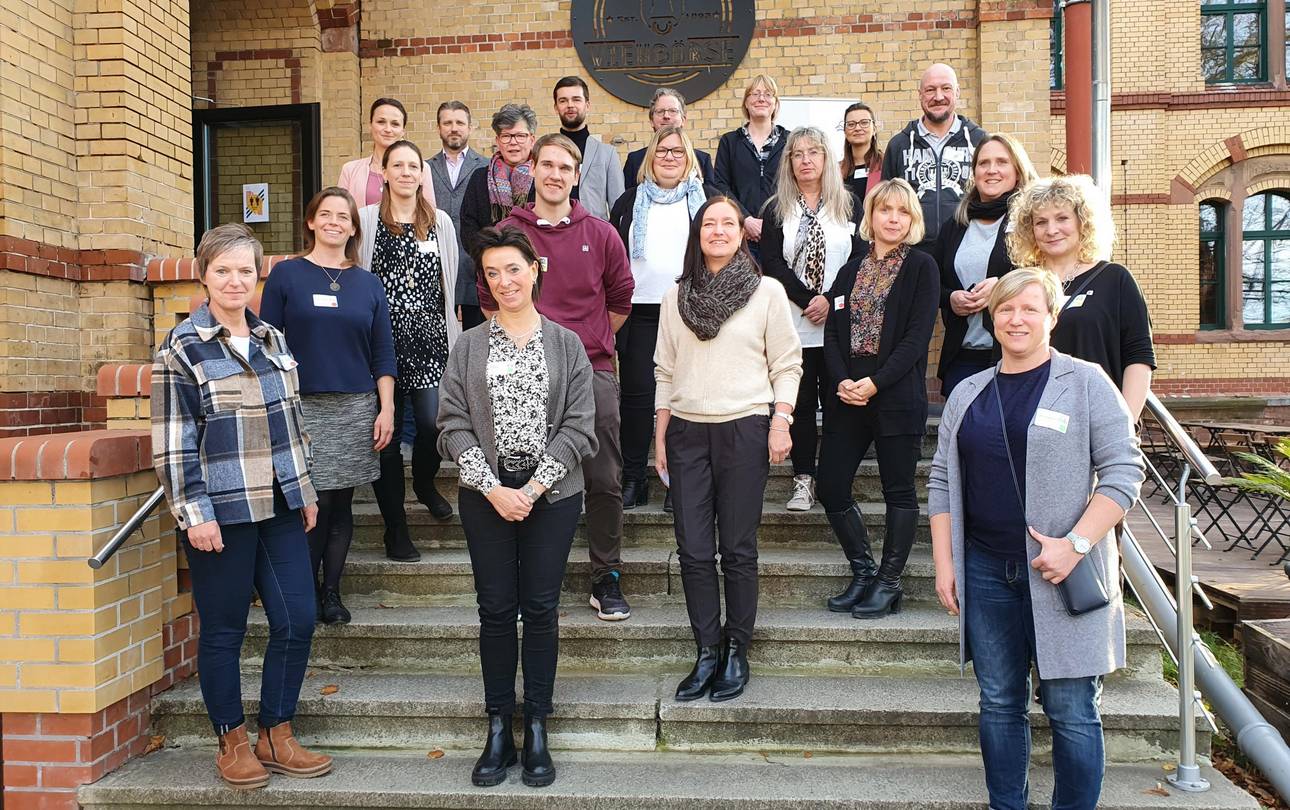 Gruppenbild vor der Viehbörse