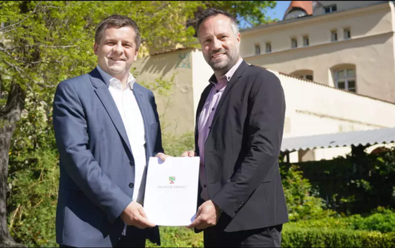 Förderung für Tourismus-Wirtschaft in Magdeburg ©MWL Übergabe Fördermittel Tourismus-Restart Magdeburg