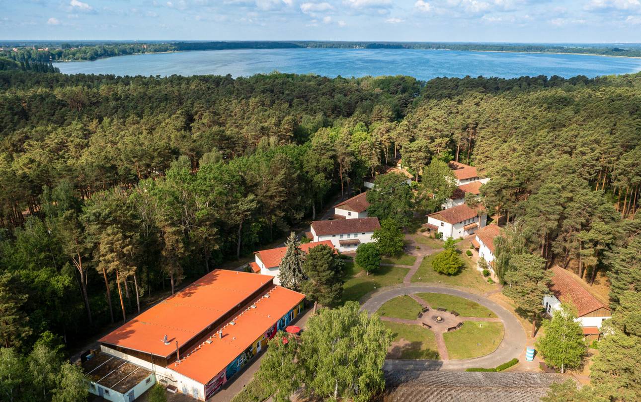 Blick auf IDA Arendsee von oben