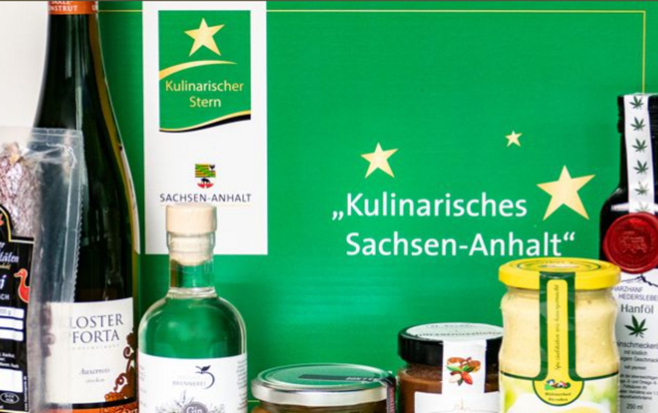 Minister Sven Schulze: „Alles Gute aus Sachsen-Anhalt in einer Box“ ©Marktplatz Sachsen-Anhalt sternebox