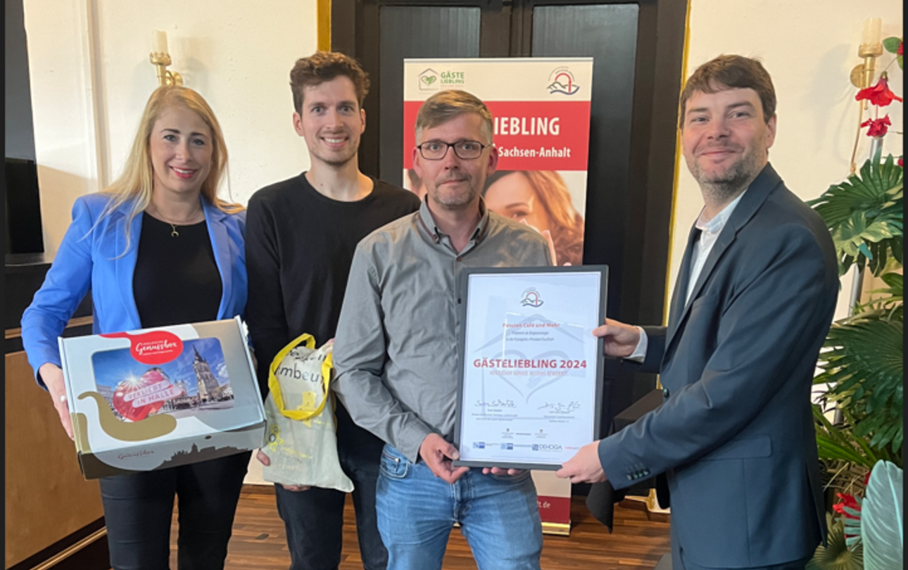 GÄSTELIEBLINGE 2024 Halle (Saale) prämiert ©Stadtmarketing Halle (Saale) GmbH gl hal