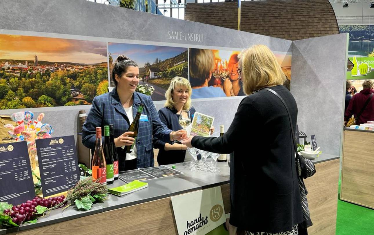 Saale-Unstrut auf der Grünen Woche in Berlin ©SUT 202401 saale unstrut gr newoche