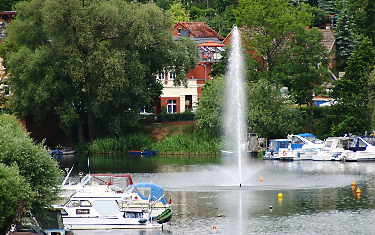 Blaues Band e.V. ©Investitions- und Marketinggesellschaft Sachsen-Anhalt mbH Hafen in der Hansestadt Havelberg in der Altmark