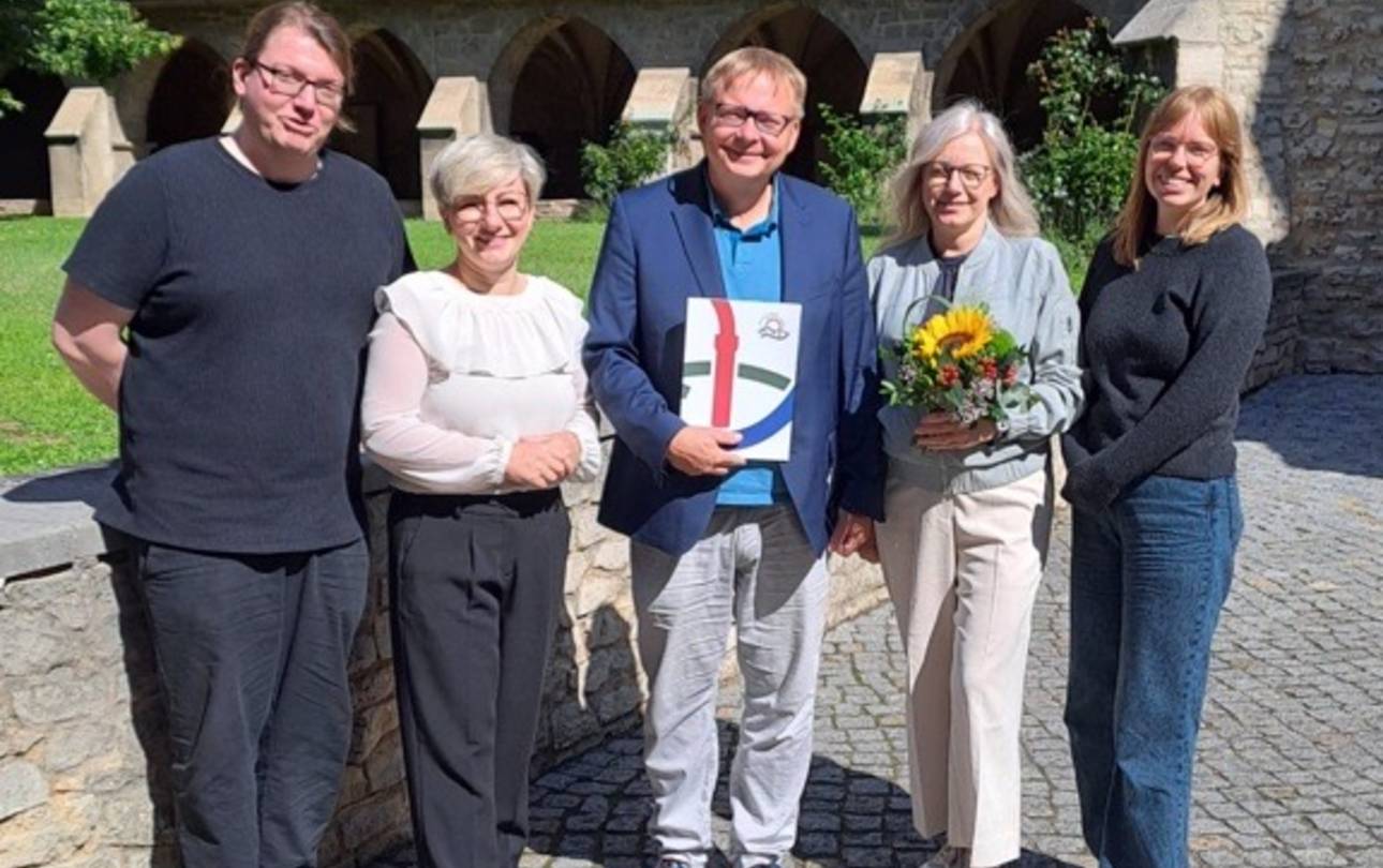 Urkundenübergabe Reisen für Alle an den Naumburger Dom und das Museum Lützen 1632 ©LTV image 1