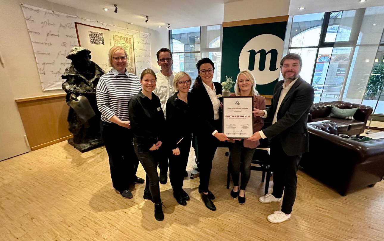 Auszeichnung Gästeliebling martas Hotel Wittenberg Foto Antje Weiss 28.08.25