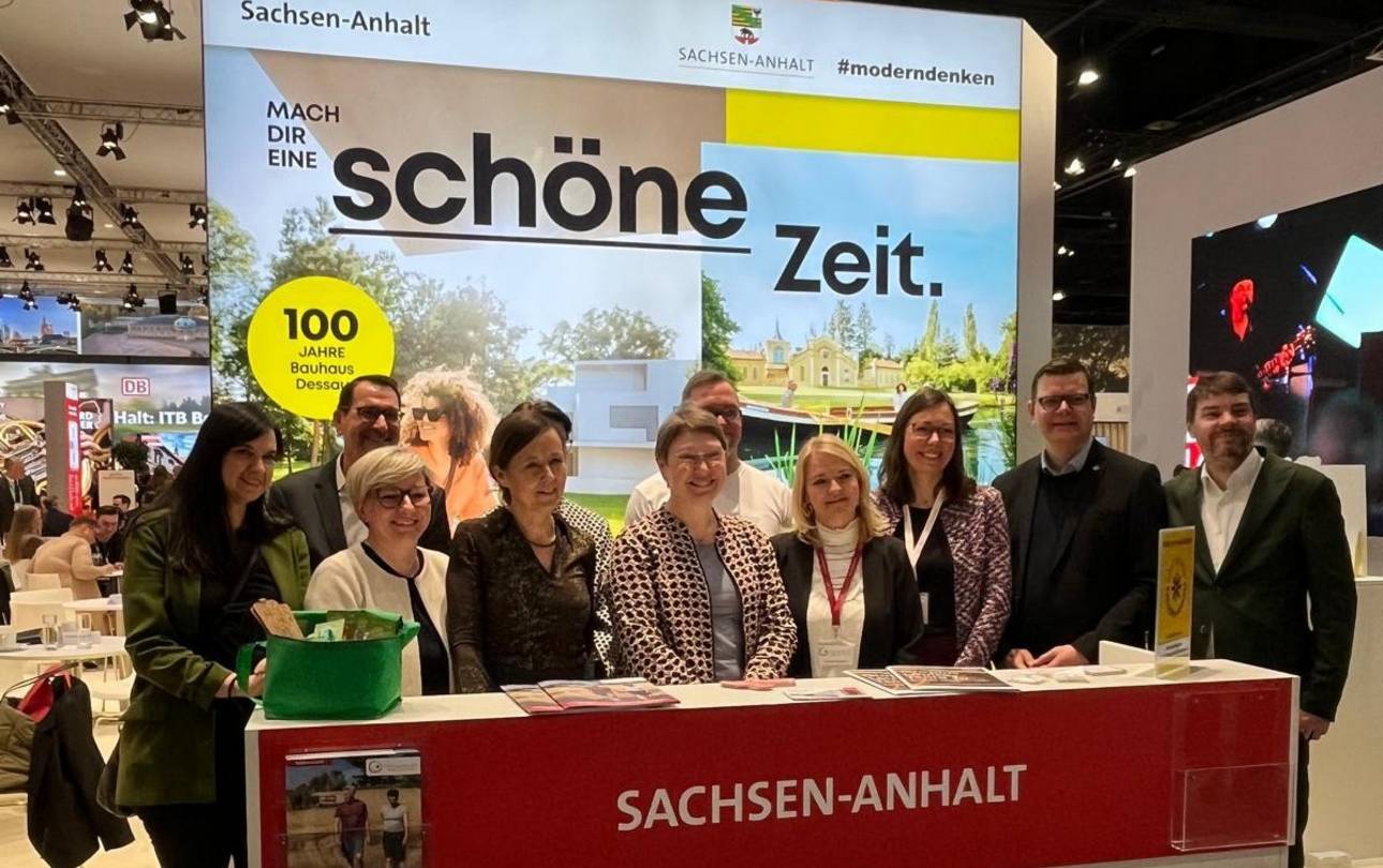 Die WelterbeRegion auf der ITB 2026 in Berlin ©WelterbeRegion Anhalt-Dessau-Wittenberg e.V.