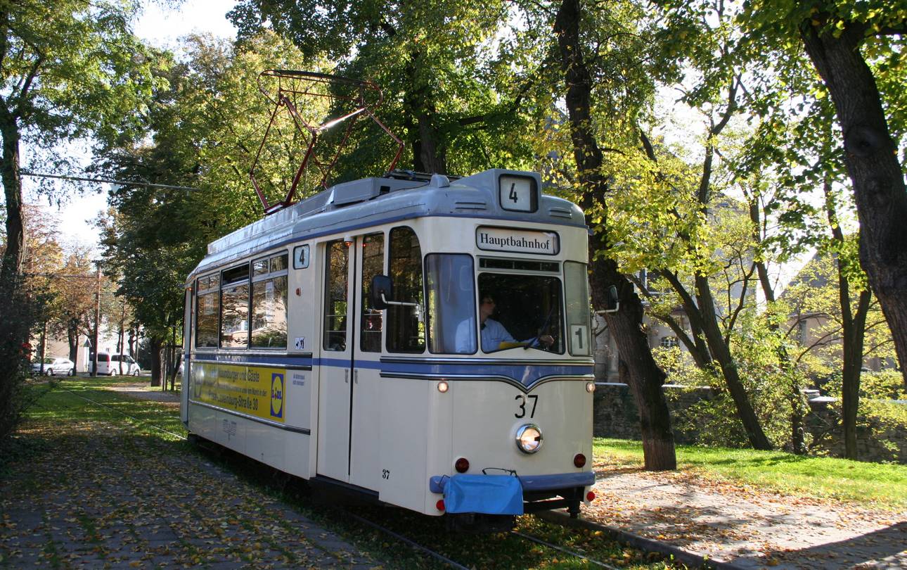 foto naumburger stra enbahn w llnitz