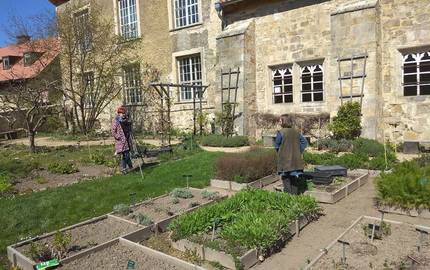 Filmaufnahmen im Kloster Michaelstein Kulturstiftung LSA