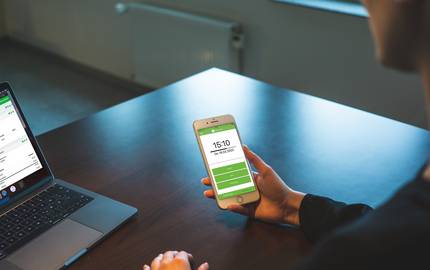 Zeiterfassung über Smartphone