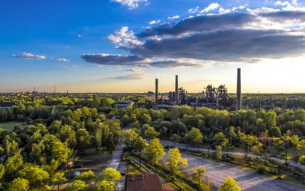 Landsschaftspark Nord in Duisburg