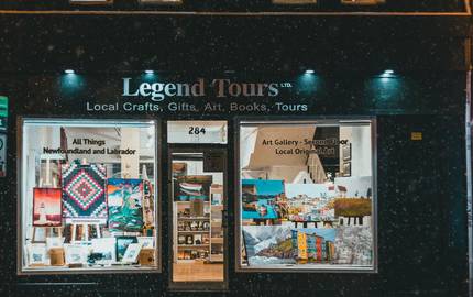 Sicht auf Legend Tours