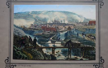 Zeichnung Frankenscharrner Hütte in Clausthal-Zellerfeld