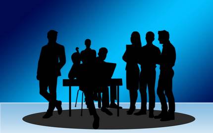 Illustration eines Teams