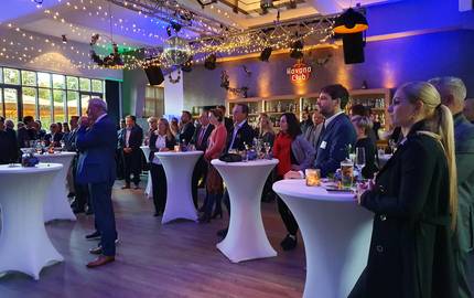 Blick in das Tessenow Loft am parlamentarischen Abend