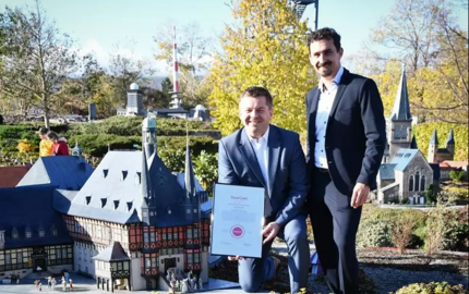 Minister Schulze und Andreas Melingq