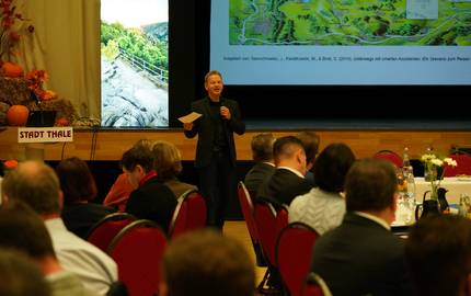 Andreas Lehmberg (stellv. Geschäftsführer HTV) beim Harzer Tourismustag