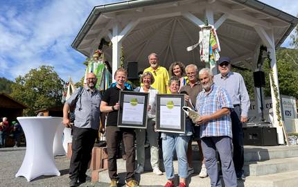 Foto von der Auszeichnung