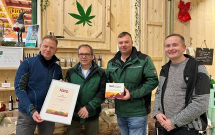 Urkunde Hanfprodukte