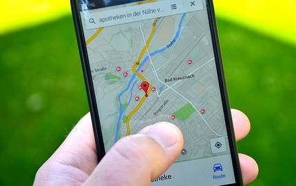 Smartphone mit Navigation