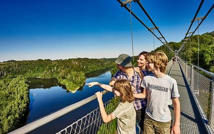 Titan RT Hängebrücke Harzdrenalin an der Rappbodetalsperre