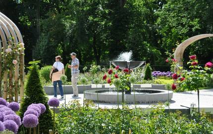 Rosarium im Stadtpark Aschersleben