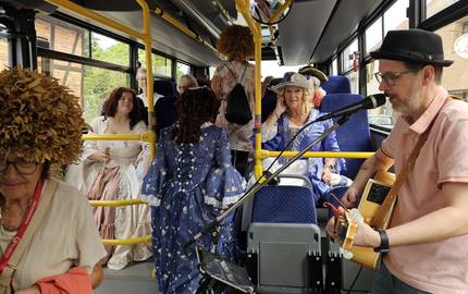 Welterbetag 2025 Jan Pajak und Barocke-Damen