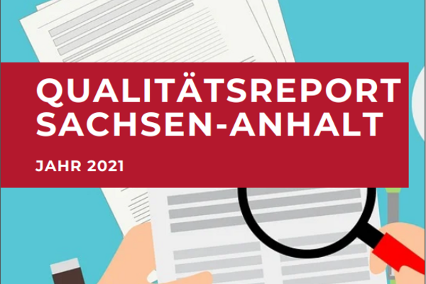 Deckblatt Qualitätsreport Sachsen-Anhalt 2021