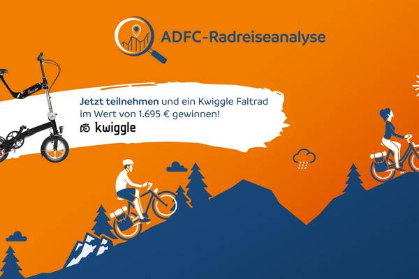 Jetzt mitmachen bei der ADFC-Radreiseanalyse 2023