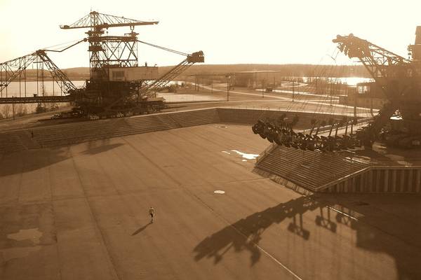 Blick auf Ferropolis
