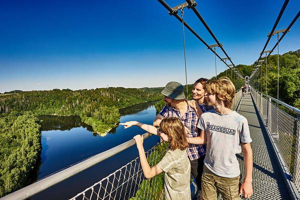 Titan RT Hängebrücke Harzdrenalin an der Rappbodetalsperre